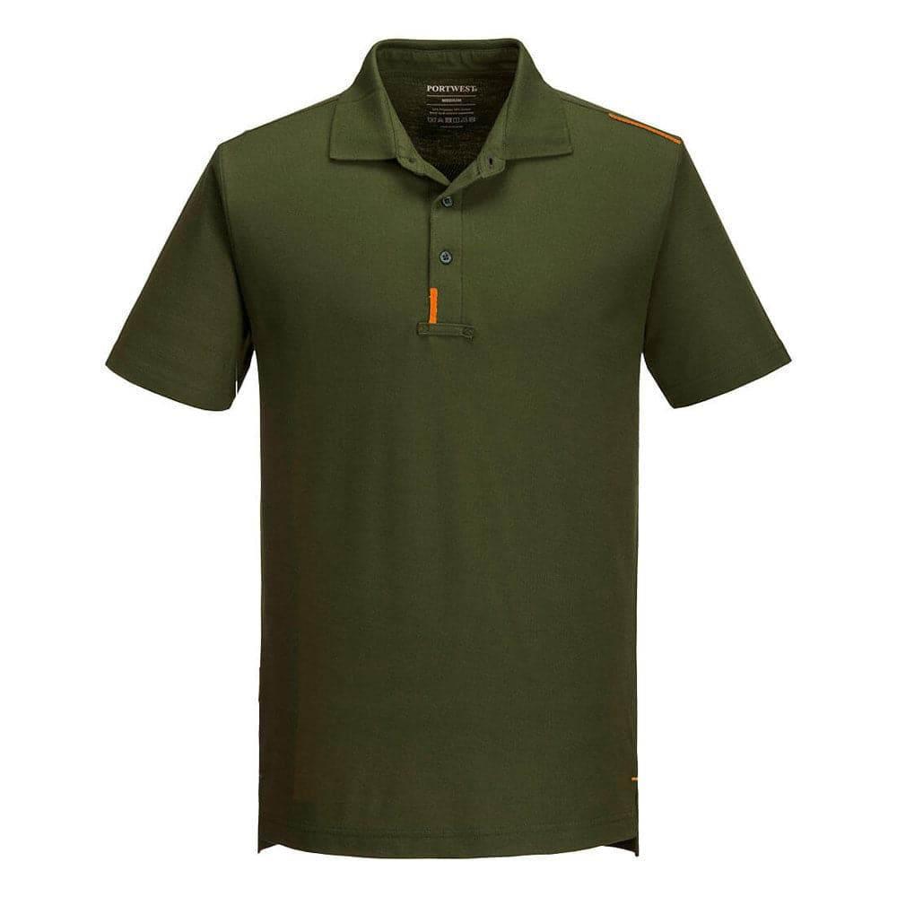 Portwest T720 WX3 Polo Shirt Various Colours Olive Green