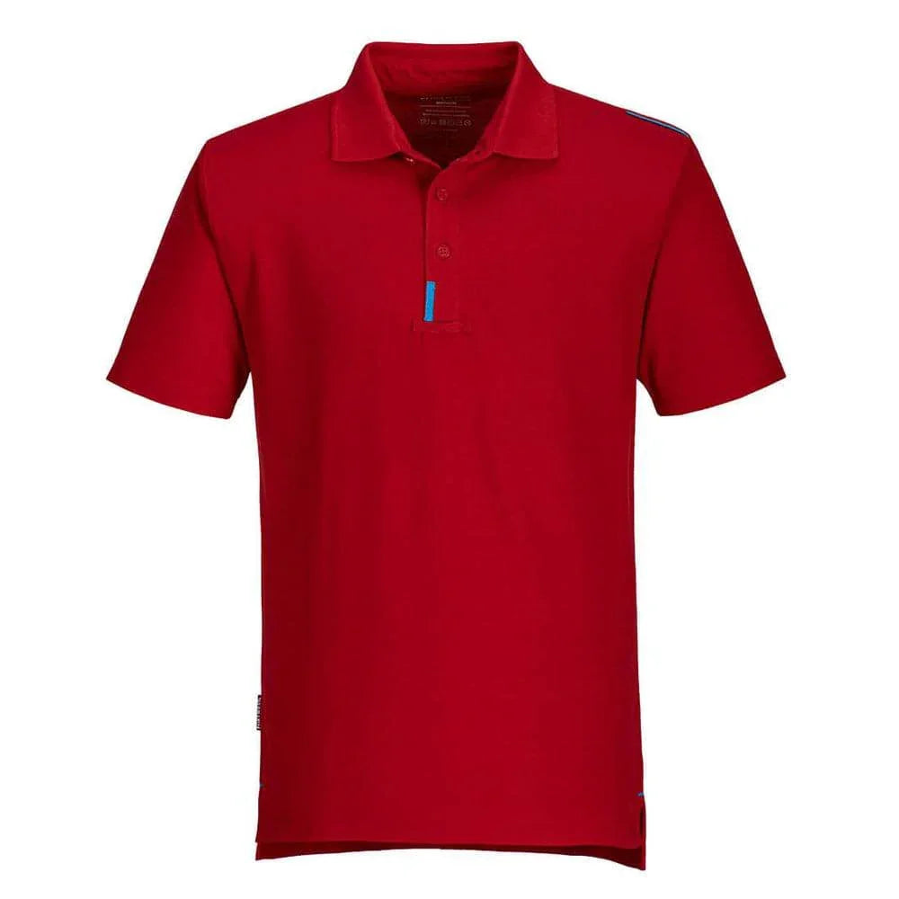 Portwest T720 WX3 Polo Shirt Various Colours Deep Red