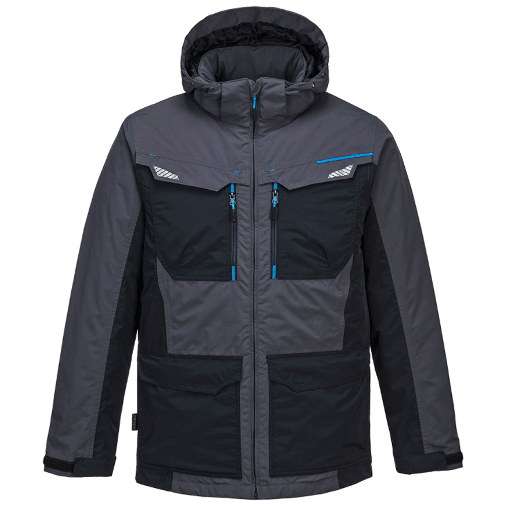 Portwest T740 WX3 Waterproof Winter Jacket Various Colours Metal Grey