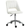 Mid-Back Swivel Home Office Chair Scallop Computer Chair