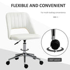 Mid-Back Swivel Home Office Chair Scallop Computer Chair