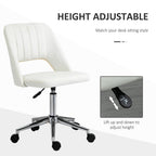 Mid-Back Swivel Home Office Chair Scallop Computer Chair