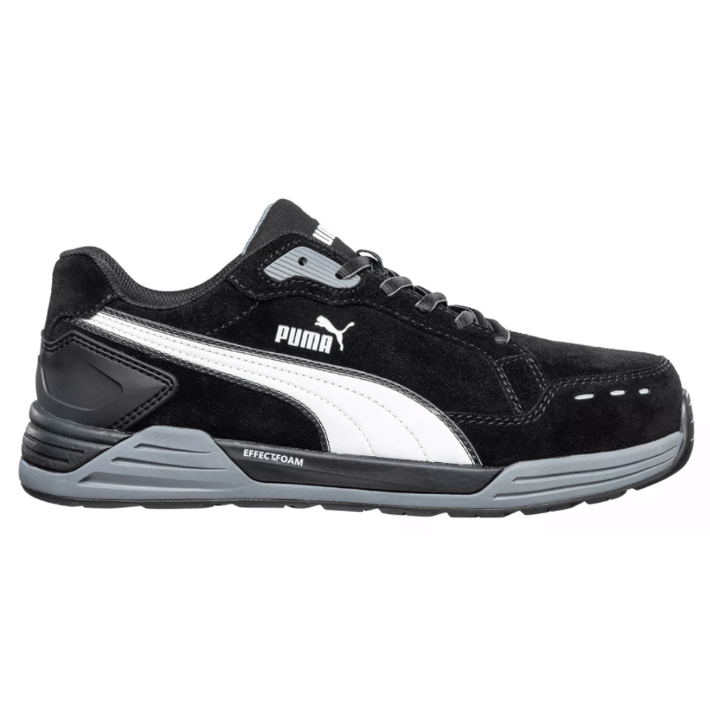 Puma Airtwist Low S3 ESD HRO SRC Safety Work Trainer Shoe Various Colours Black