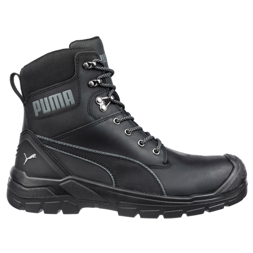 Puma Conquest High S3 WR HRO SRC Safety Work Boots Various Colours Black