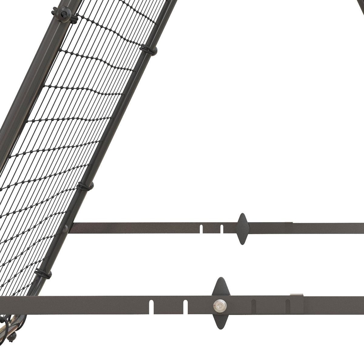 Rebounder Net Football Target Goal with Adjustable Angles