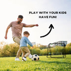 Rebounder Net Football Target Goal with Adjustable Angles