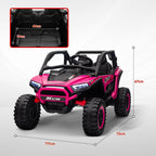 2 Seater 24V 7AH Ride on Truck w/ Spring Suspension