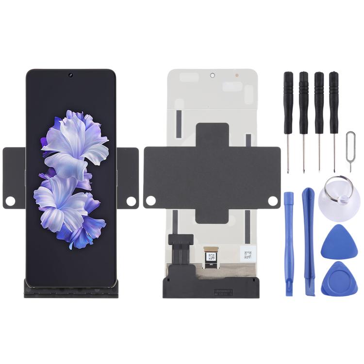 For Tecno Phantom V Flip2 Original AMOLED Material LCD Screen with Digitizer Full Assembly – Flip, For Tecno Phantom V Flip2(Original)