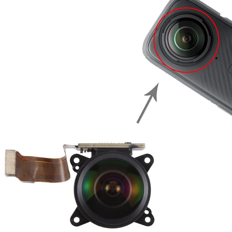 For Insta360 X3 Original Disassembled Camera Back Lens – Durable Build, Easy to Use, For Insta360 X3(Original,Back)