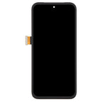 For Google Pixel 8A GKV4X G6GPR G8HHN Original LCD Screen Digitizer Full Assembly with Frame, Including Fingerprint Flex Cable – Durable Build, Easy to Use, For Google Pixel 8A(Original)