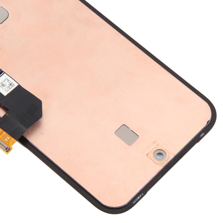 For Google Pixel 8A GKV4X G6GPR G8HHN Original LCD Screen Digitizer Full Assembly with Frame, Including Fingerprint Flex Cable – Durable Build, Easy to Use, For Google Pixel 8A(Original)