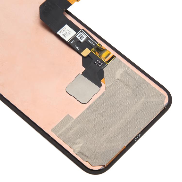For Google Pixel 8A GKV4X G6GPR G8HHN Original LCD Screen Digitizer Full Assembly with Frame, Including Fingerprint Flex Cable – Durable Build, Easy to Use, For Google Pixel 8A(Original)