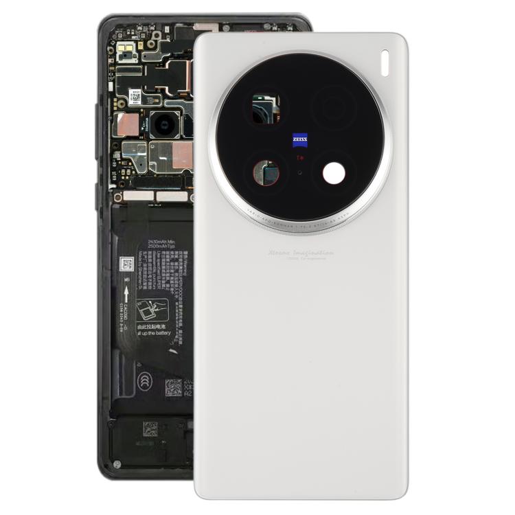 For vivo X100 Ultra 5G V2366GA V2366HA Original Back Cover with Camera Lens Cover – Durable Build, Easy to Use, For vivo X100 Ultra 5G(Original with Camera Cover)