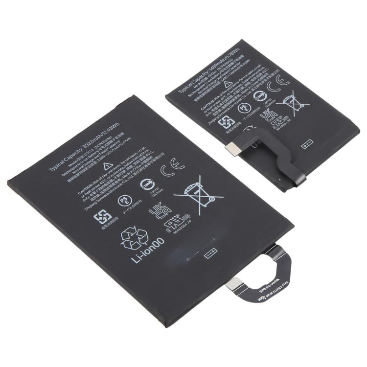 G9FPL GPDX1 1489mAh / GT6SS 3332mAh Li-Ion Battery (1 Pair) – Durable Build, Easy to Use, For Google Pixel Fold