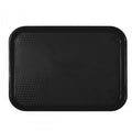Core Polypropylene Fast Food Tray Black Small 345mm