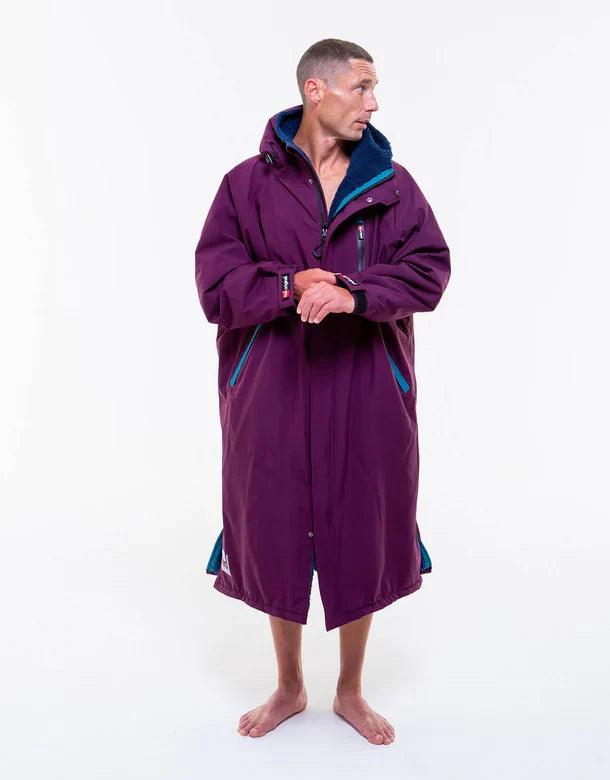 Red Original EVO  Long Sleeve Changing Robe - Mulberry Wine (XL)