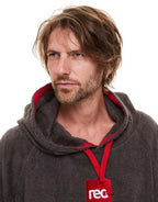 Red Original  Quick Dry Microfibre Changing Robe (small) - Grey