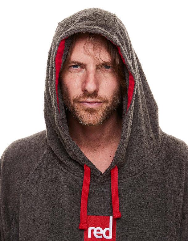 Red Original  Quick Dry Microfibre Changing Robe (small) - Grey