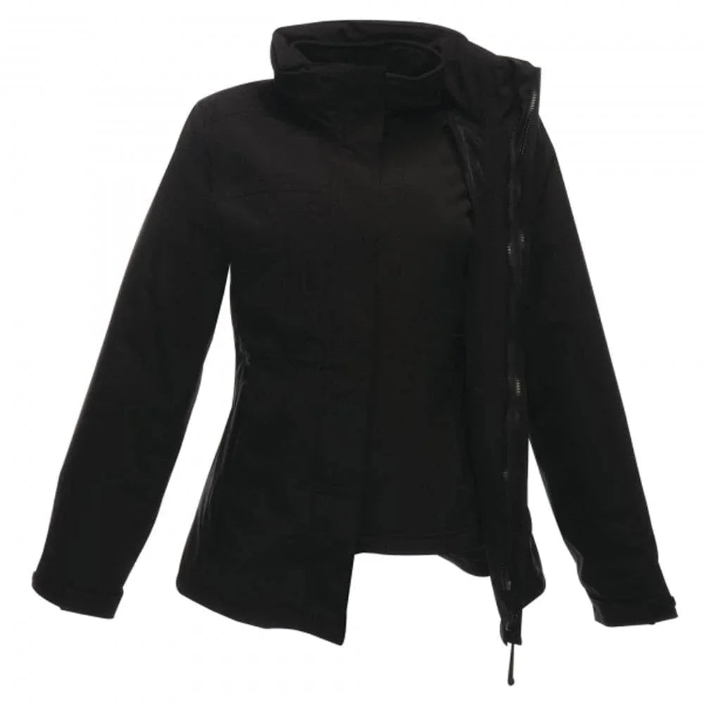 Regatta Kingsley TRA144 Stretch 3-IN-1 Jacket Waterproof Womens Black