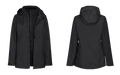 Regatta TRA152 Classic Womens Waterproof 3-IN-1 Work Jacket Black