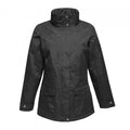 Regatta TRA204 Darby III Insulated Parka Jacket Womens Waterproof Black