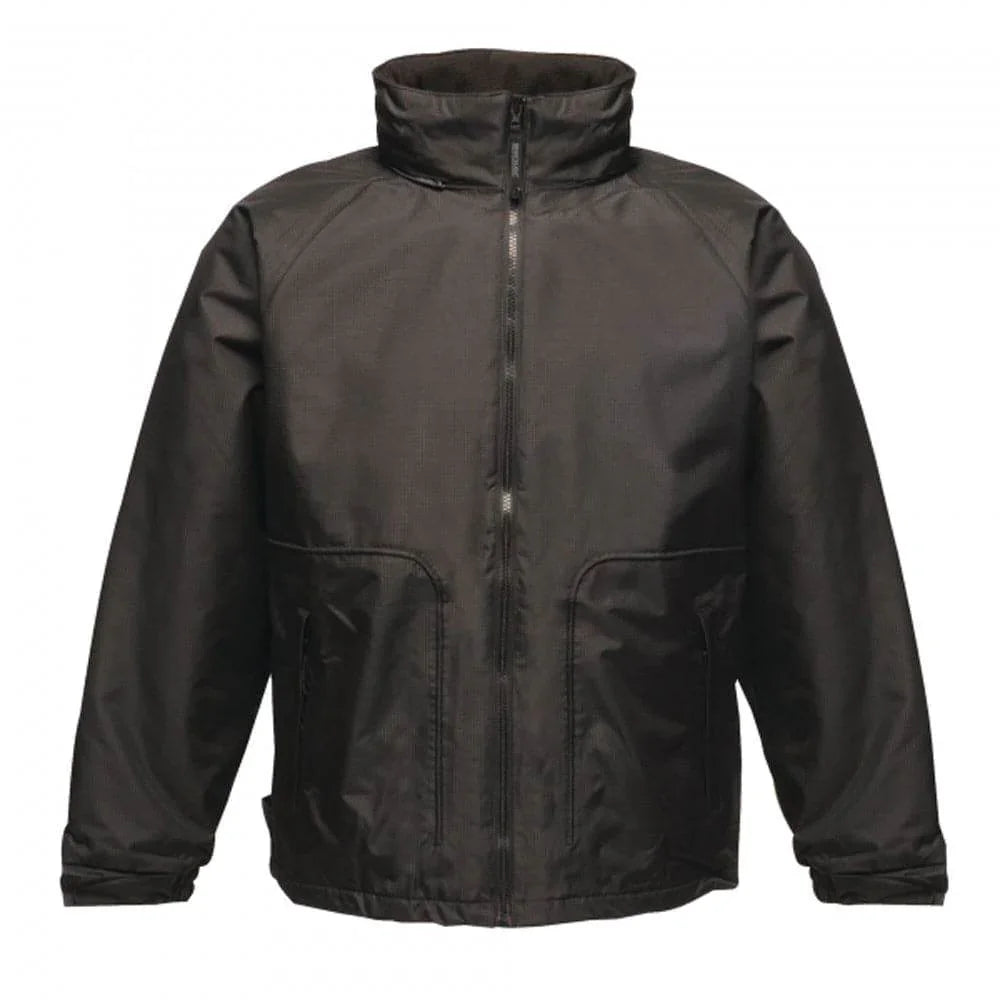 Regatta TRA301 Hudson Fleece Lined Waterproof Work Jacket Black