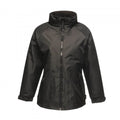 Regatta TRA306 Hudson Fleece Lined Waterproof Work Jacket Womens Black