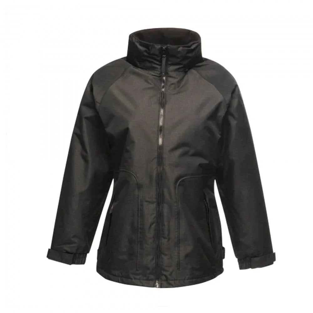 Regatta TRA306 Hudson Fleece Lined Waterproof Work Jacket Womens Black