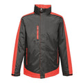 Regatta TRA312 Contrast Insulated Waterproof Breathable Jacket Black Classic Red