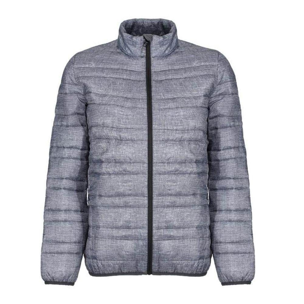 Regatta TRA496 Firedown Down Touch Insulated Work Jacket Grey Marl / Black XL