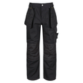 Regatta TRJ335 Hardwear Holster Pocket Kneepad Work Trousers Black 30" Waist / 33" Leg