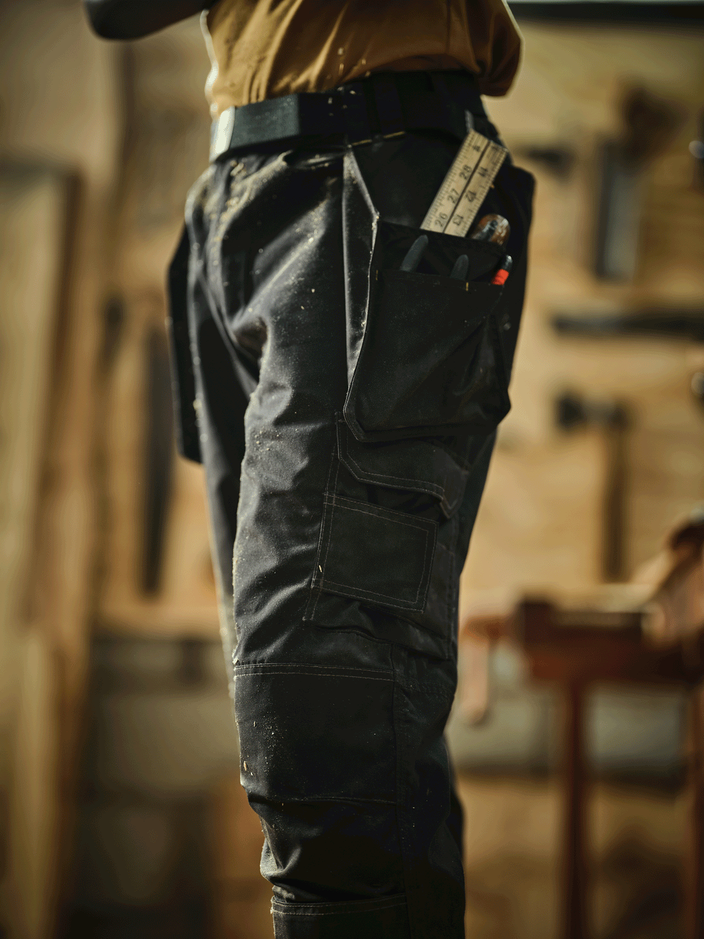 Regatta TRJ335 Hardwear Holster Pocket Kneepad Work Trousers 28" Waist / 33" Leg
