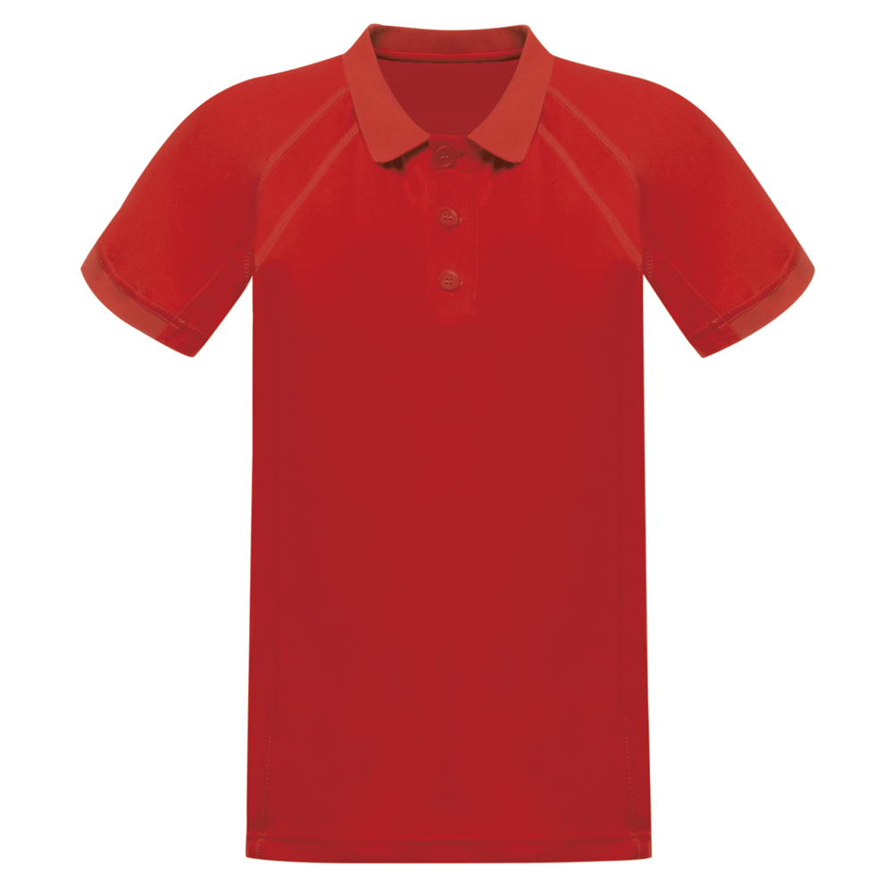 Regatta TRS147 Coolweave Quick Wicking Polo Shirt Various Colours Classic Red