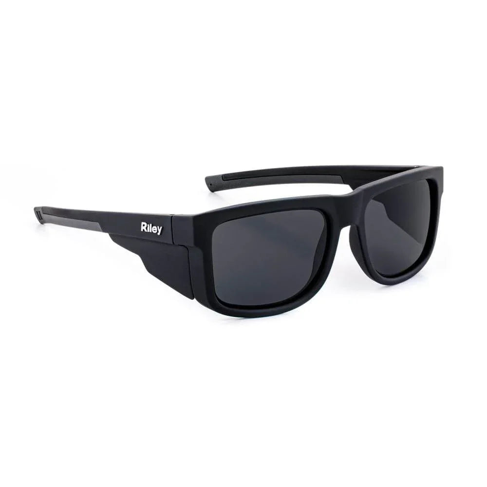 Riley Navigator RLY005 Protective UV & Impact Protection Sunglasses Work Safety Glasses Dark Grey