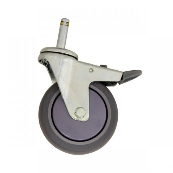 Rubber Wheel with Break for the 3-Tier Bus Cart Default Title