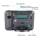 Multifunctional Digital Color LCD Display LED Projection Alarm Clock with Weather Station / Temperature / Humidity / Calendar, LED Projection Alarm Clock