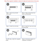 YH-280D Double Door Magnetic Lock (280kg)