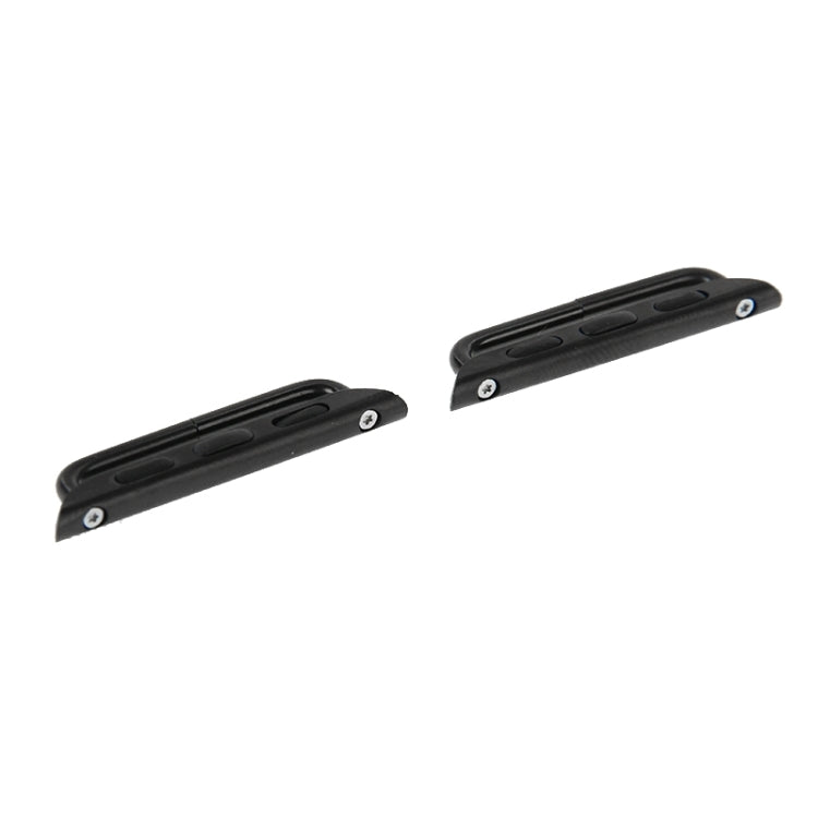 2 PCS for Apple Watch 38mm Metal Strap Connector Metal Buckle with Screwdrivers Tool – Durable Build, Easy to Use