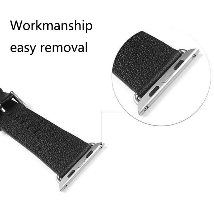 2 PCS for Apple Watch 38mm Metal Strap Connector Metal Buckle with Screwdrivers Tool – Durable Build, Easy to Use