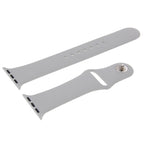 For Apple Watch Sport 42mm High-performance Longer Rubber Sport Watch Band with Pin-and-tuck Closure – Durable Build, Easy to Use