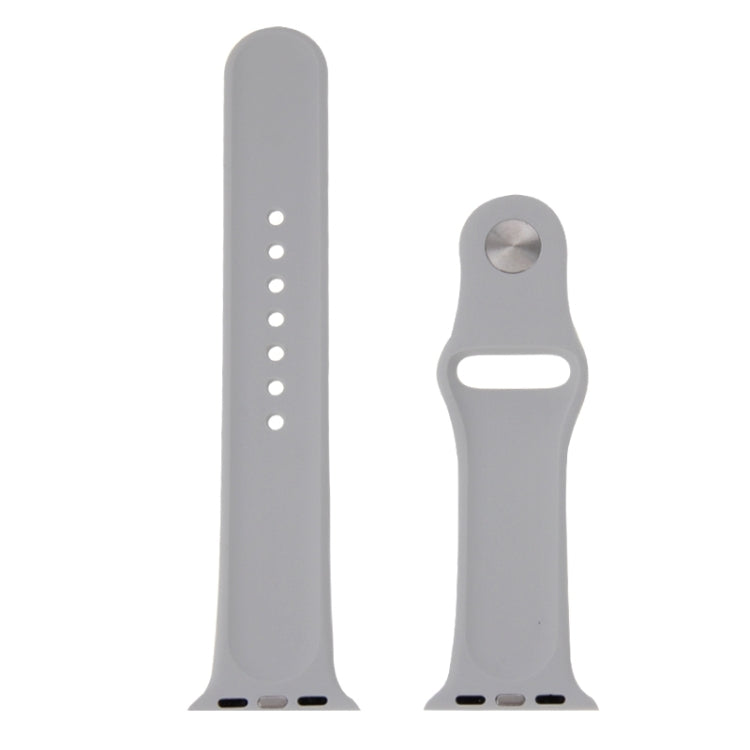 For Apple Watch Sport 42mm High-performance Longer Rubber Sport Watch Band with Pin-and-tuck Closure – Durable Build, Easy to Use