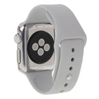 For Apple Watch Sport 42mm High-performance Longer Rubber Sport Watch Band with Pin-and-tuck Closure – Durable Build, Easy to Use