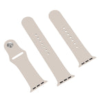 For Apple Watch Series 10 42mm / 9&8&7 41mm / SE 3&SE 2&6&SE&5&4 40mm / 3&2&1 38mm 3 in 1 Rubber Watch Band with Pin Buckle, For Apple Watch Series 9&8&7 41mm / SE 3&SE 2&6&SE&5&4 40mm