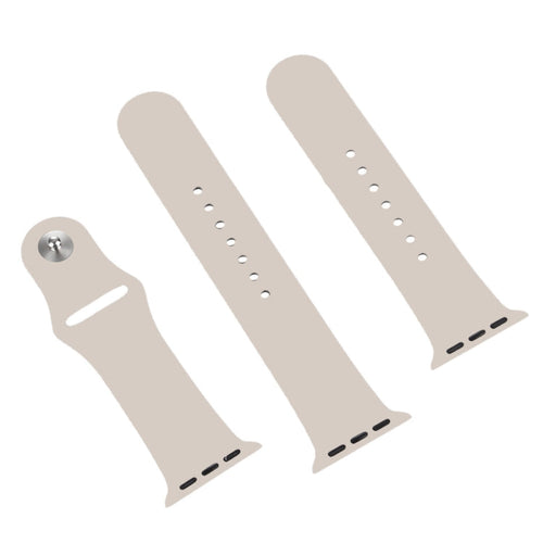 / SE 3&SE 2&6&SE&5&4 44mm / 3&2&1 42mm 3 in 1 Rubber Watch Band with Pin Buckle – Durable Build, Easy to Use, For Apple Watch Ultra 49mm & Watch Ultra 2 49mm / Series 9&8&7 45mm