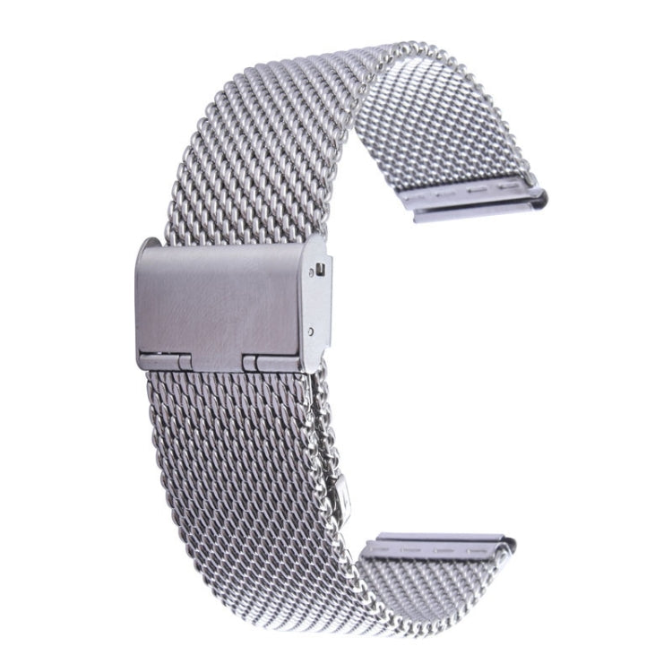 For Apple Watch 38mm Milanese Classic Buckle Stainless Steel Watch Band , Only Used in Conjunction with Connectors ( S-AW-3291 ), S-AW-3322, S-AW-3322B S-AW-3322