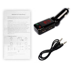 BC-06 Bluetooth Car Kit FM Transmitter Car MP3 Player with LED Display 2 USB Charger & Handsfree Function, BC06