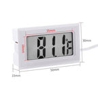 Mini LCD Indoor Digital Thermometer (Fahrenheit Display), White, (Fahrenheit Display)(White), (Fahrenheit Display)(Black) – Durable Build, Easy to Use