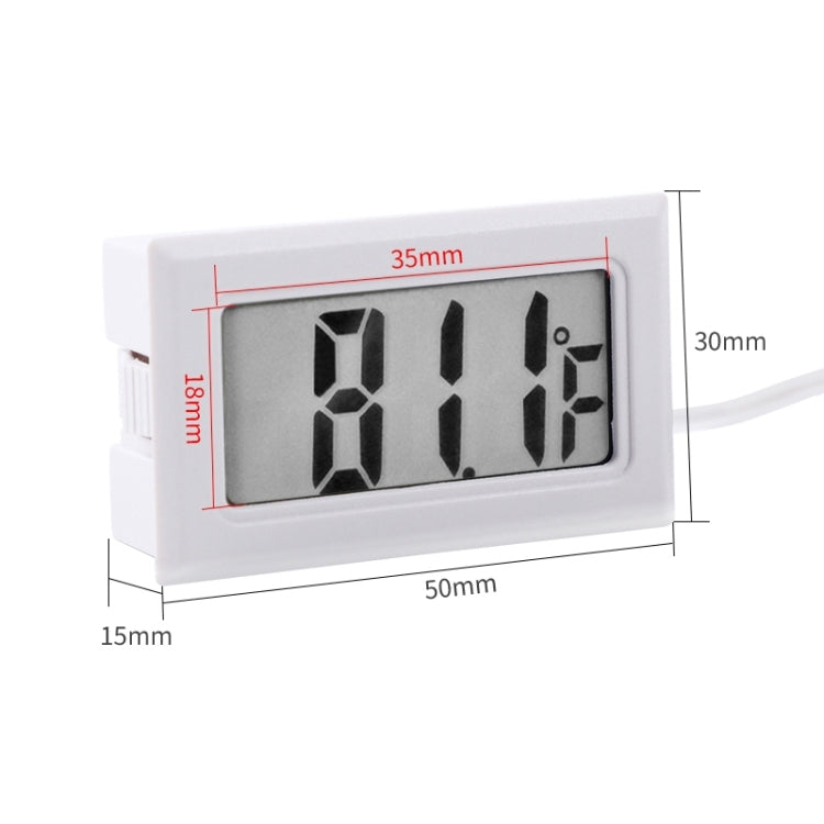 Mini LCD Indoor Digital Thermometer (Fahrenheit Display), White, (Fahrenheit Display)(White), (Fahrenheit Display)(Black) – Durable Build, Easy to Use