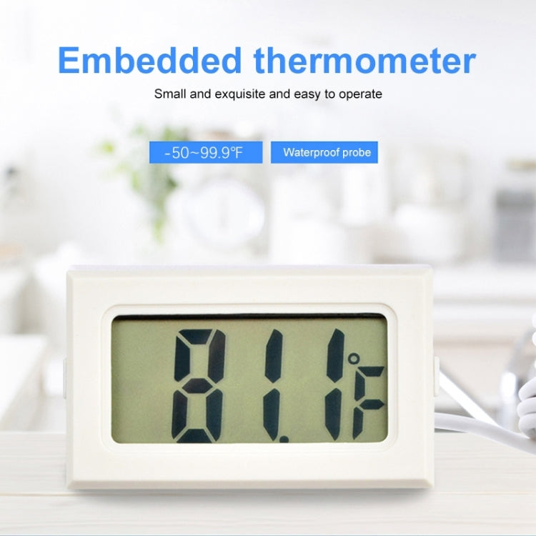 Mini LCD Indoor Digital Thermometer (Fahrenheit Display), White, (Fahrenheit Display)(White), (Fahrenheit Display)(Black) – Durable Build, Easy to Use