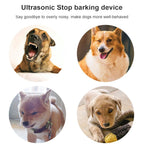 Ultrasonic Bark Stop Collar, (White)